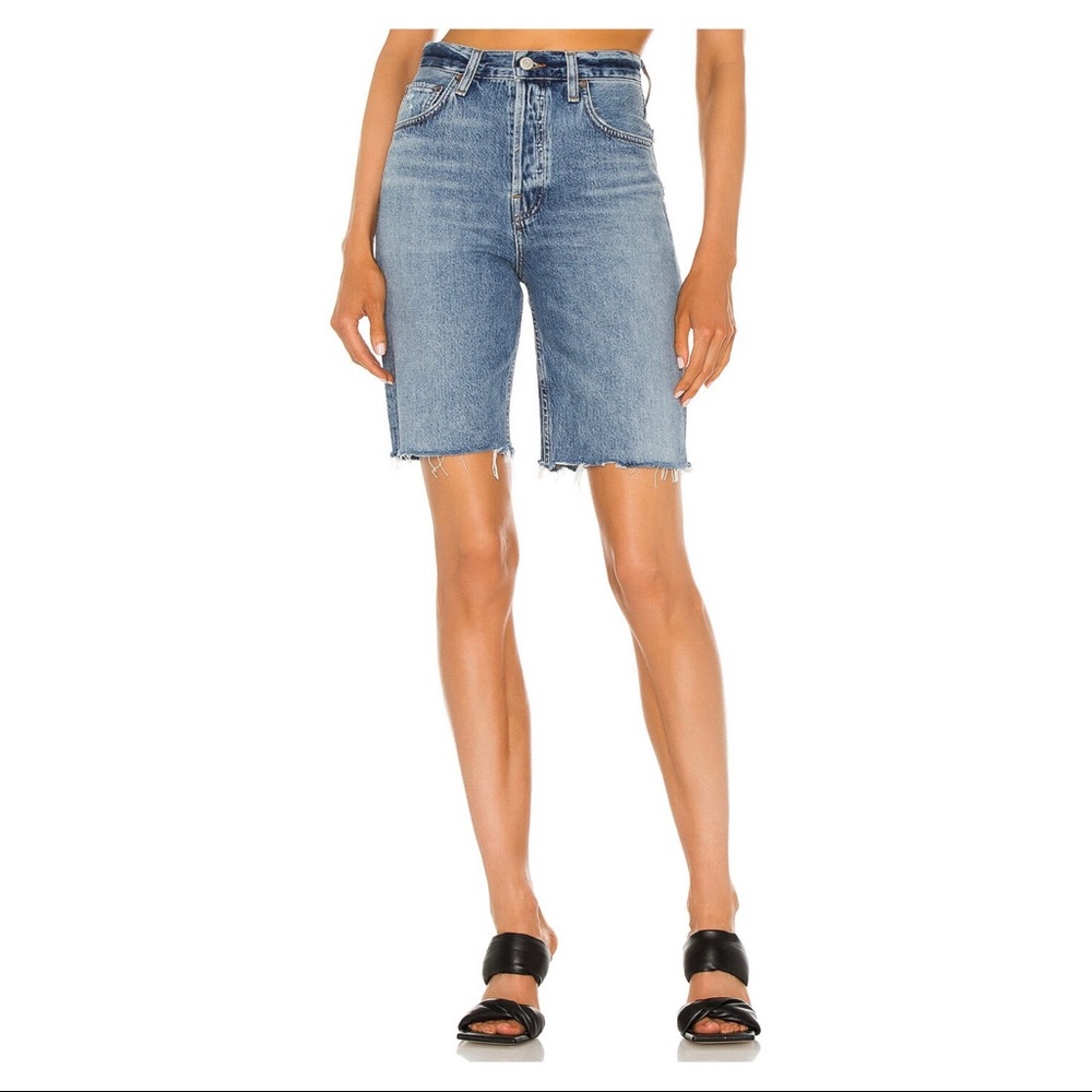NWT AGOLDE 90's Pinch Waist Short in Marquee 23